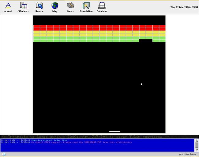 ACARSd GUI BreakOut game